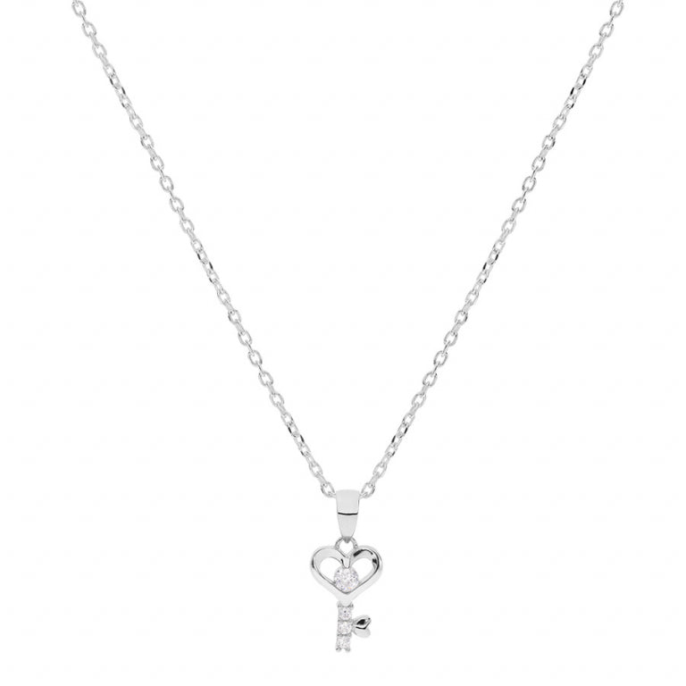 Collar Corazón – Plata | Azuline ver 2