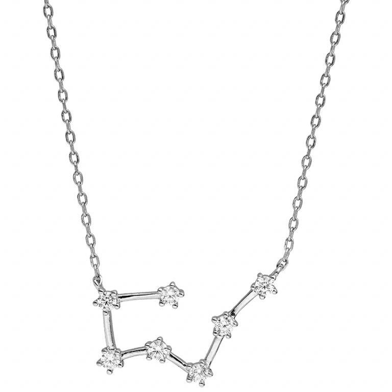 Constellation Halsband – Silver | Azulin view 2