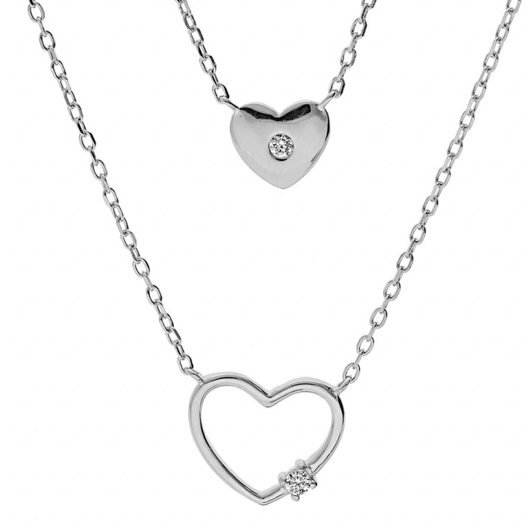 Collier Cœur – Argent | Azuline