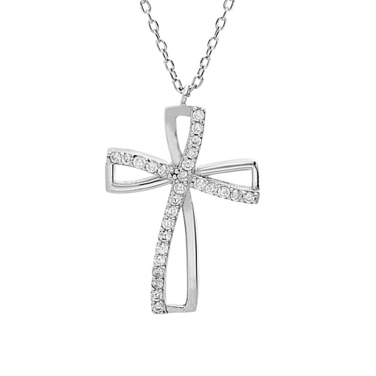Collar Cruz – Plata | Azuline