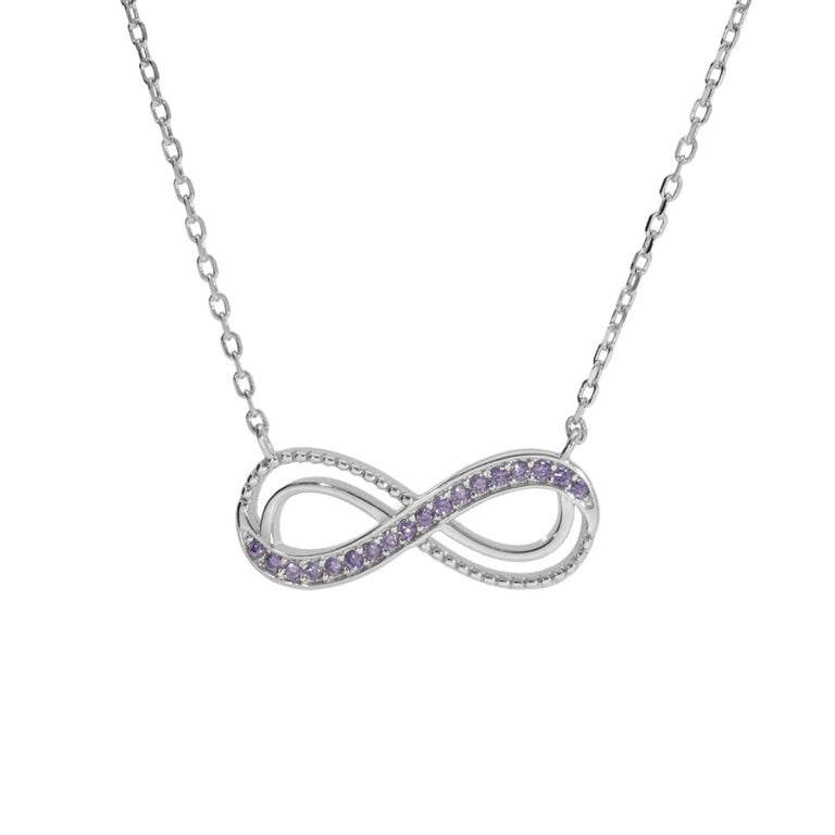 Infinity Halsband – Silver | Azulin