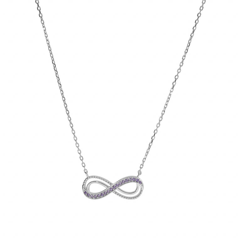 Infinity Halsband – Silver | Azulin view 2