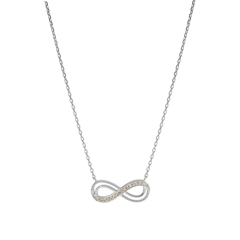 Infinity ketting – zilver | Azulin-weergave 2
