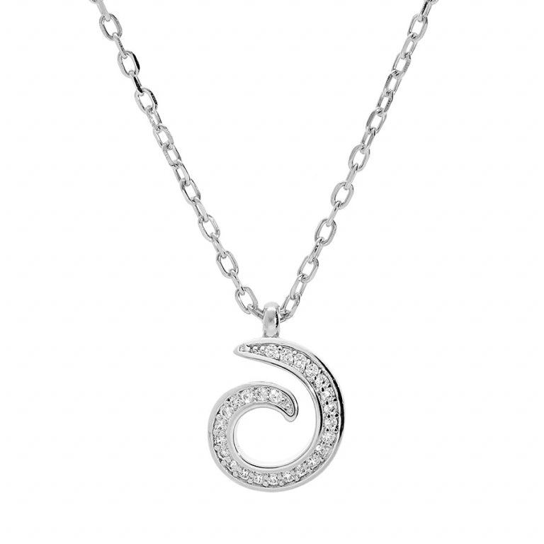 Spiralhalsband – Silver | Azulin
