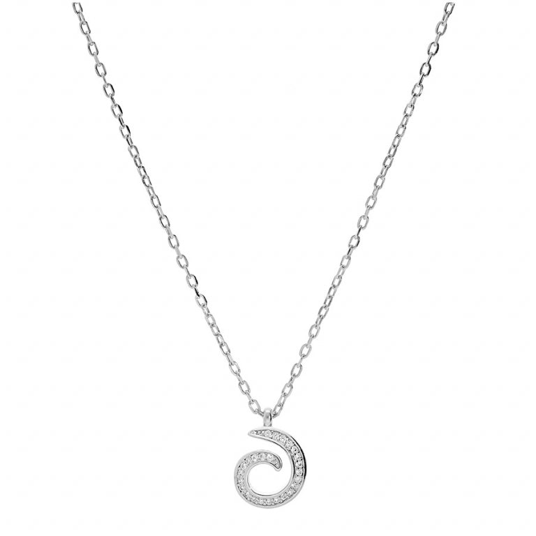 Spiralhalsband – Silver | Azulin view 2