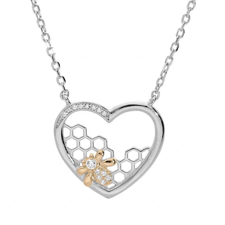 Collar Corazón – Plata | Azuline