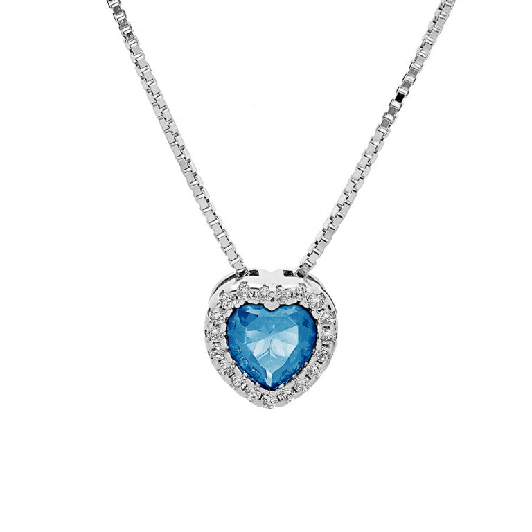 Heart Necklace – Silver | Azuline