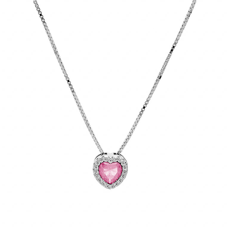 Collar Corazón – Plata | Azuline ver 2