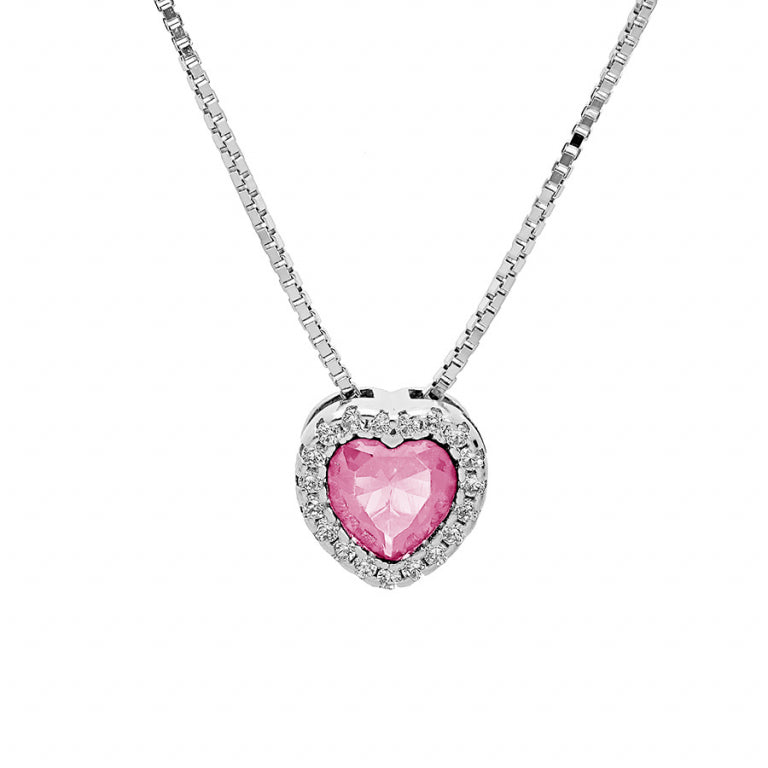Collar Corazón – Plata | Azuline