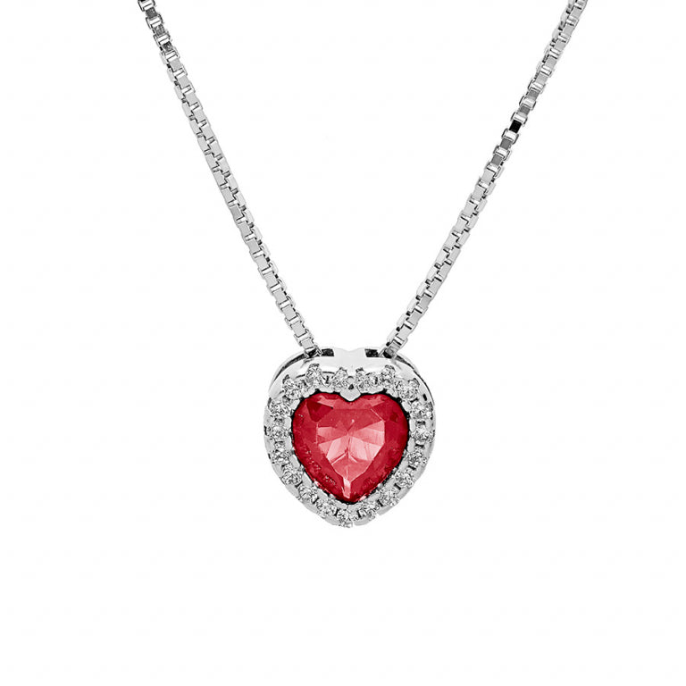 Collier Cœur – Argent | Azuline