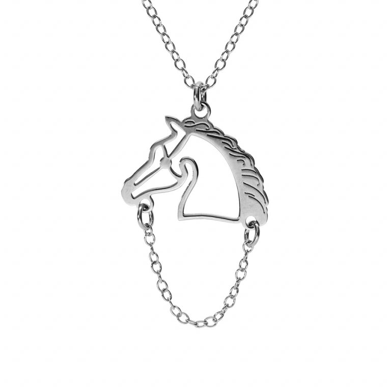 Collar Cabeza de Caballo – Plata | Azuline