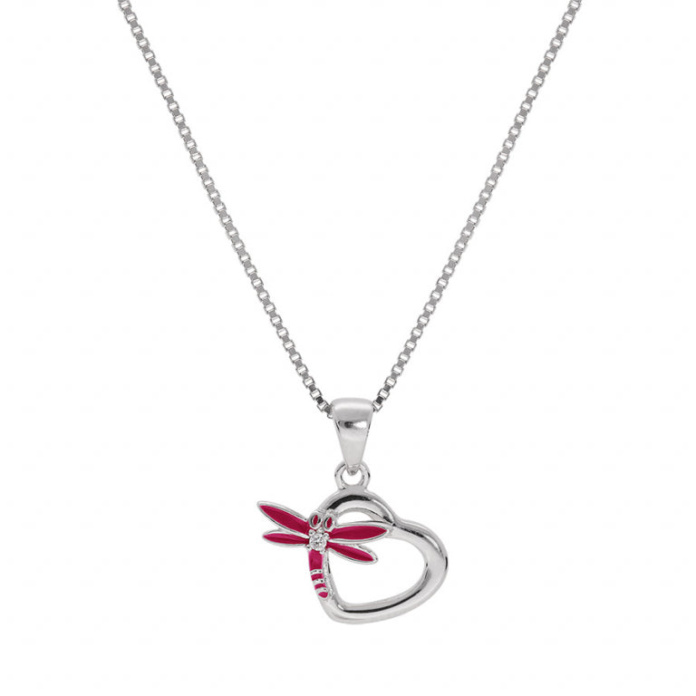 Collar Corazón – Plata | Azuline ver 2