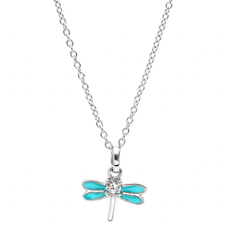 Collier Libellule – Argent | Azuline vue 2