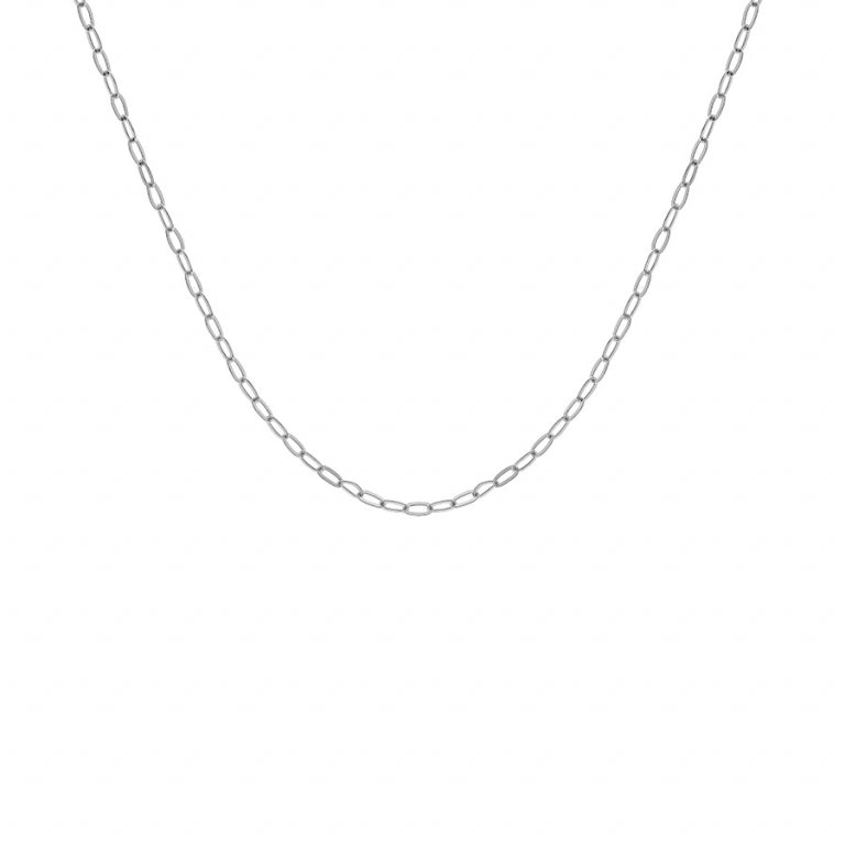 Collar de Malla Rectangular – Plata | Azuline ver 2