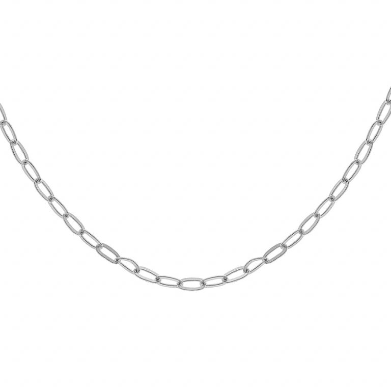 Collar de Malla Rectangular – Plata | Azuline