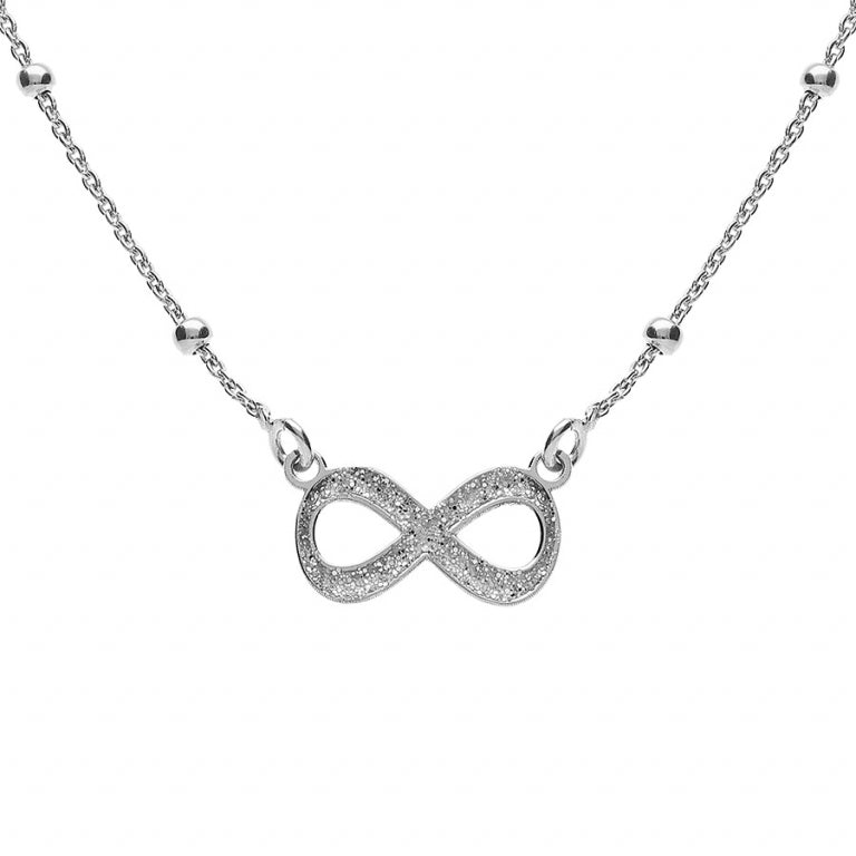 Infinity Halsband – Silver | Azulin