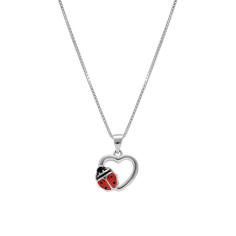Collar Corazón – Plata | Azuline ver 2