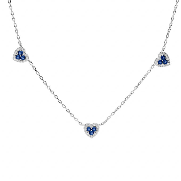 Collar Corazón – Plata | Azuline