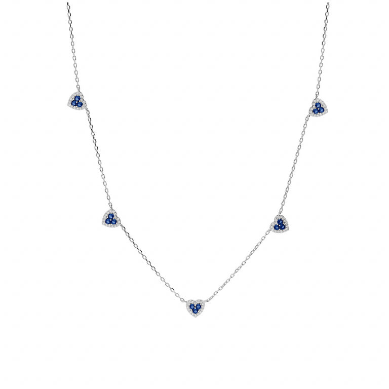 Collar Corazón – Plata | Azuline ver 2