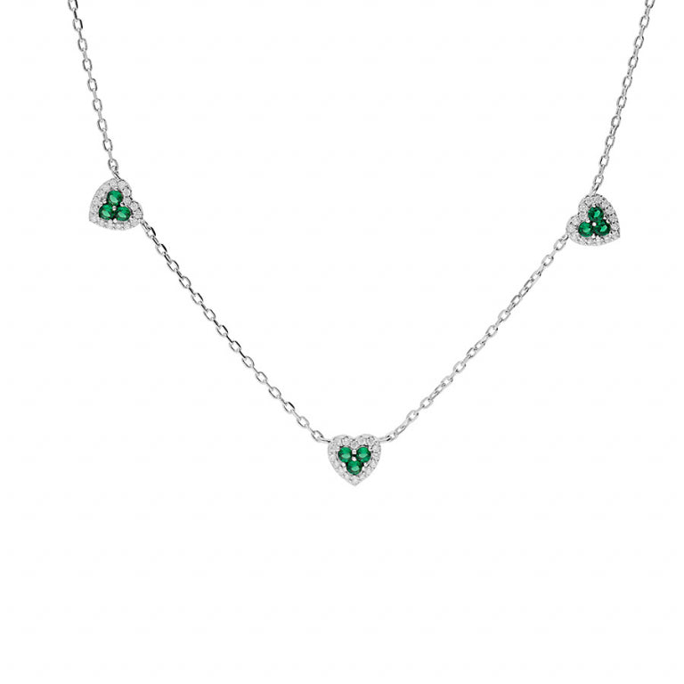 Collar Corazón – Plata | Azuline