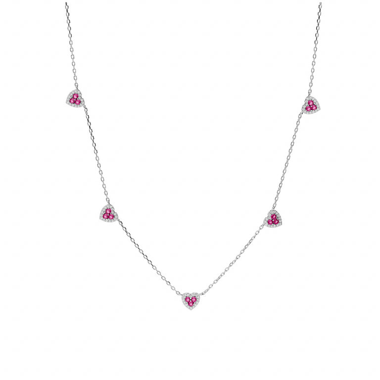 Collar Corazón – Plata | Azuline ver 2