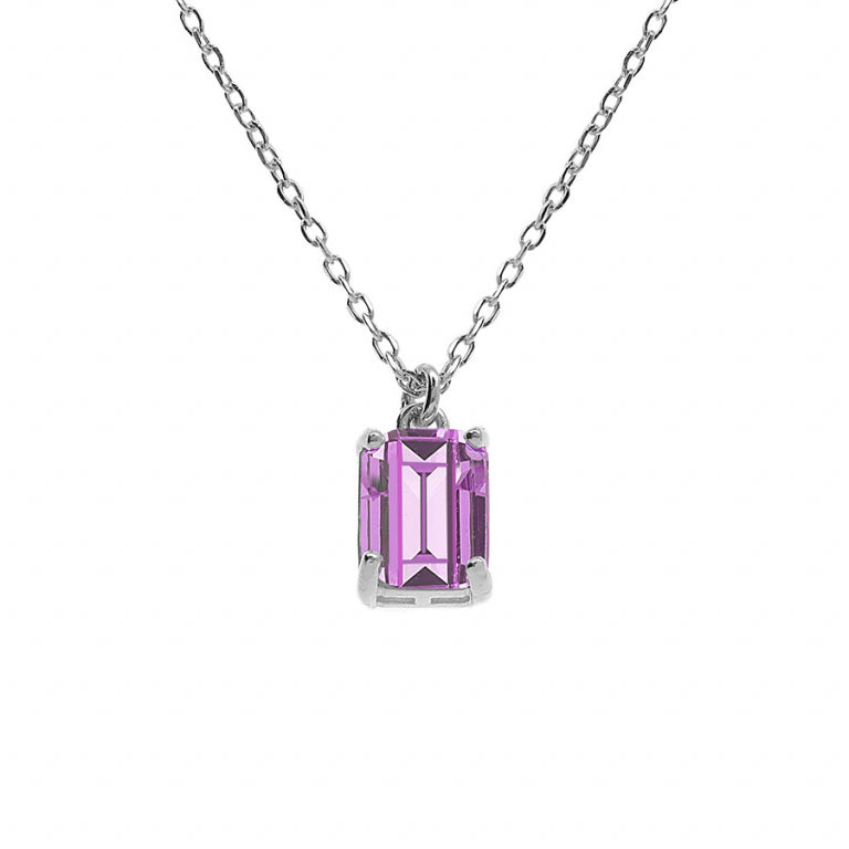 Collier Rectangulaire – Argent | Azuline