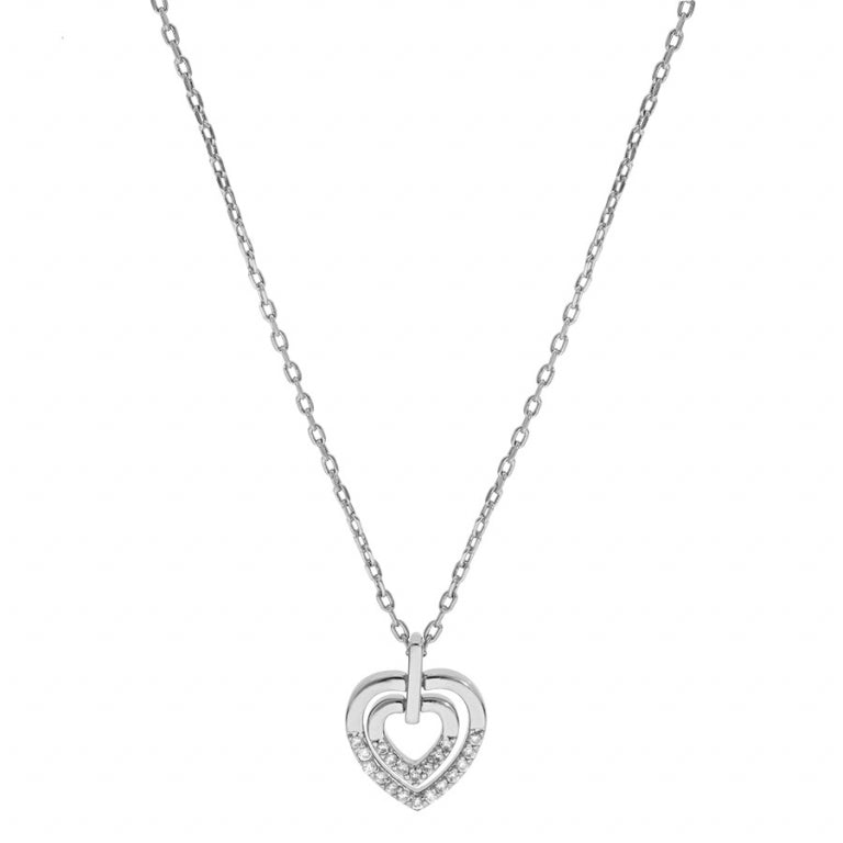 Collar Corazón – Plata | Azuline ver 2
