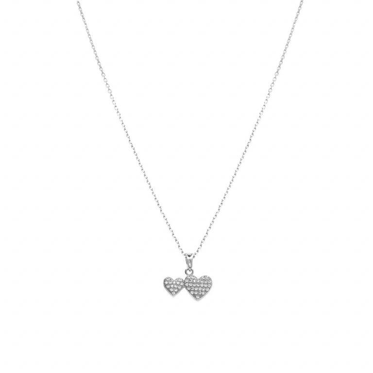 Collar Corazón – Plata | Azuline ver 2