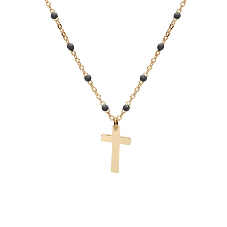 Collier Croix – Argent Doré à l’Or Fin | Azuline