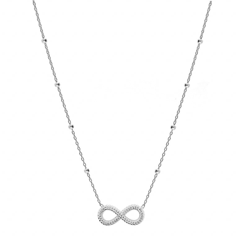 Infinity-Halskette – Silber | Azuline Ansicht 2