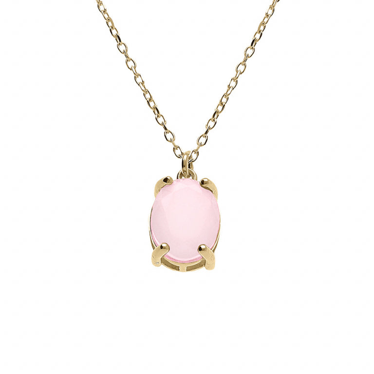 Colar Oval – Prata Dourada com Ouro Fino | Azuline
