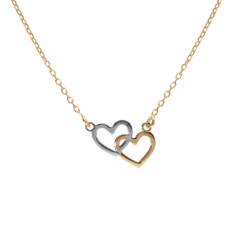 Collier Cœur – Argent Doré à l’Or Fin | Azuline