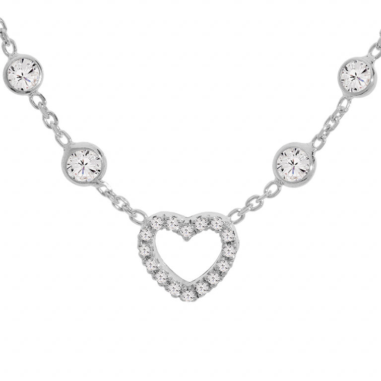 Hart ketting – Zilver | Azulin