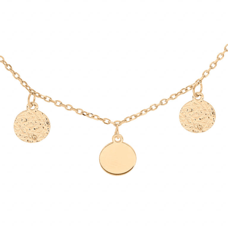 Collana con pastiglie – Argento dorato con oro fino | Azuline