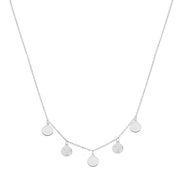 Collier Pastilles – Argent | Azuline vue 2