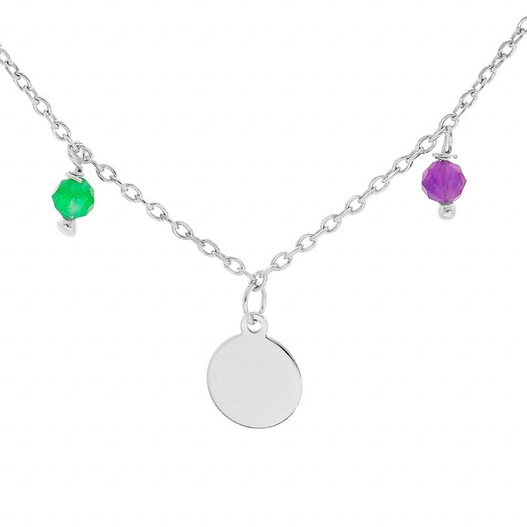 Pastiller Halsband – Silver | Azulin view 2