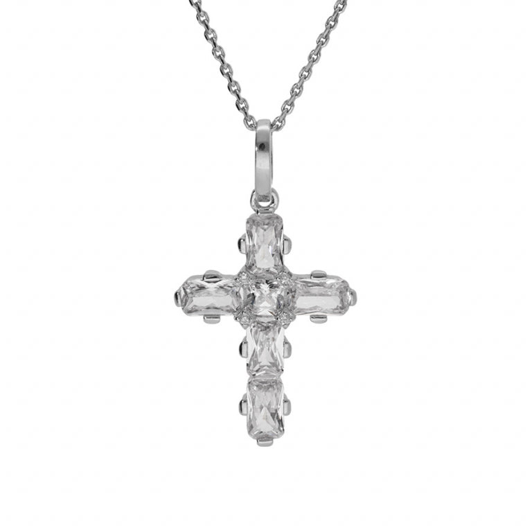 Colier cruce – Argint | Azulin