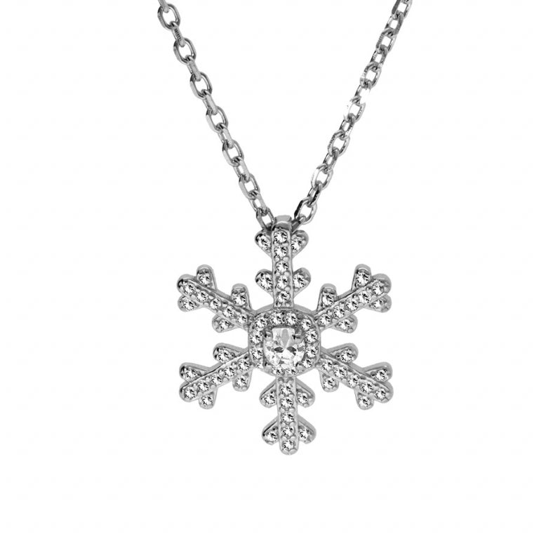 Collar Copo de Nieve – Plata | Azuline