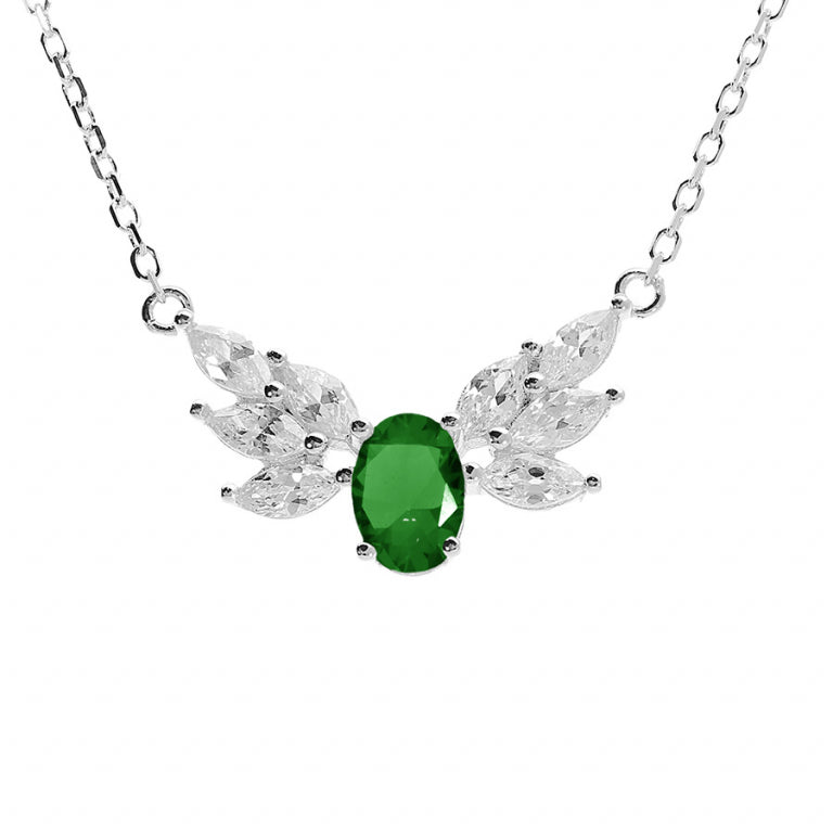 Ovalt halsband – Silver | Azulin