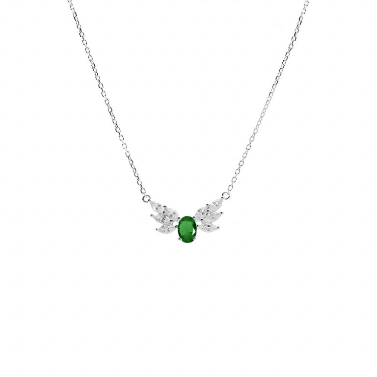 Ovalt halsband – Silver | Azulin view 2