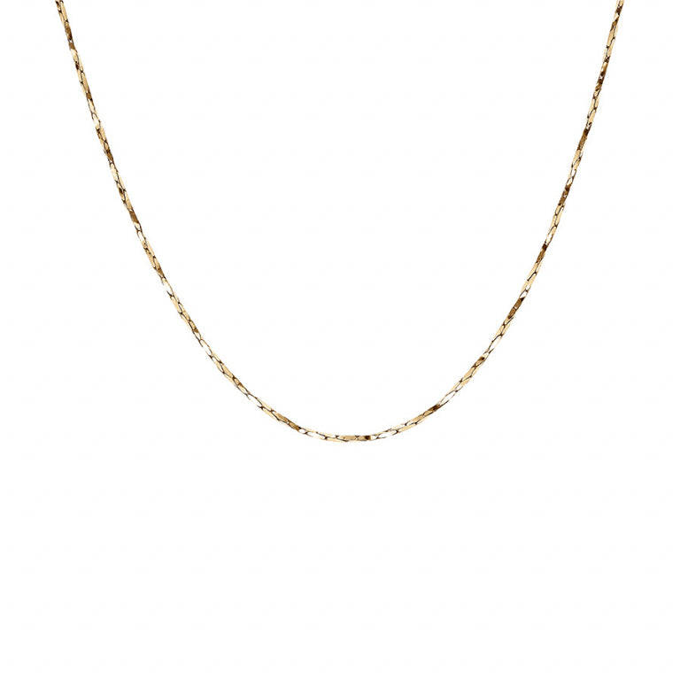 Collier Torsadé – Argent Doré à l’Or Fin | Azuline vue 2