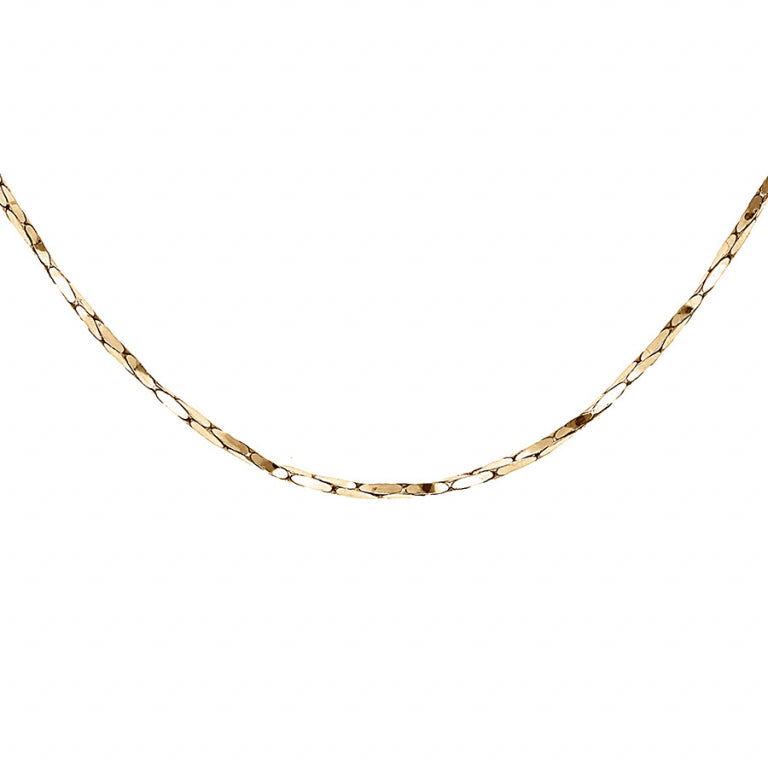 Collier Torsadé – Argent Doré à l’Or Fin | Azuline