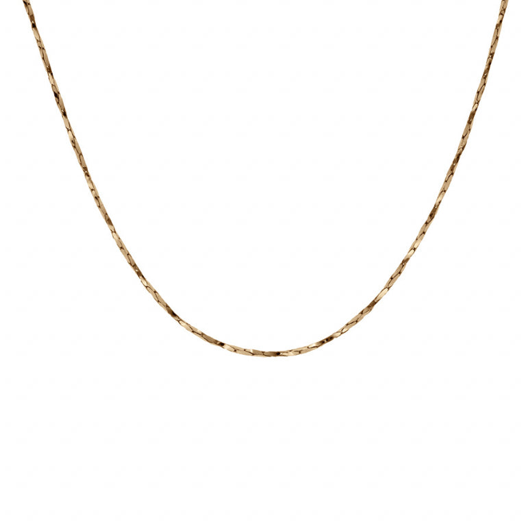 Collier Torsadé – Argent Doré à l’Or Fin | Azuline vue 2