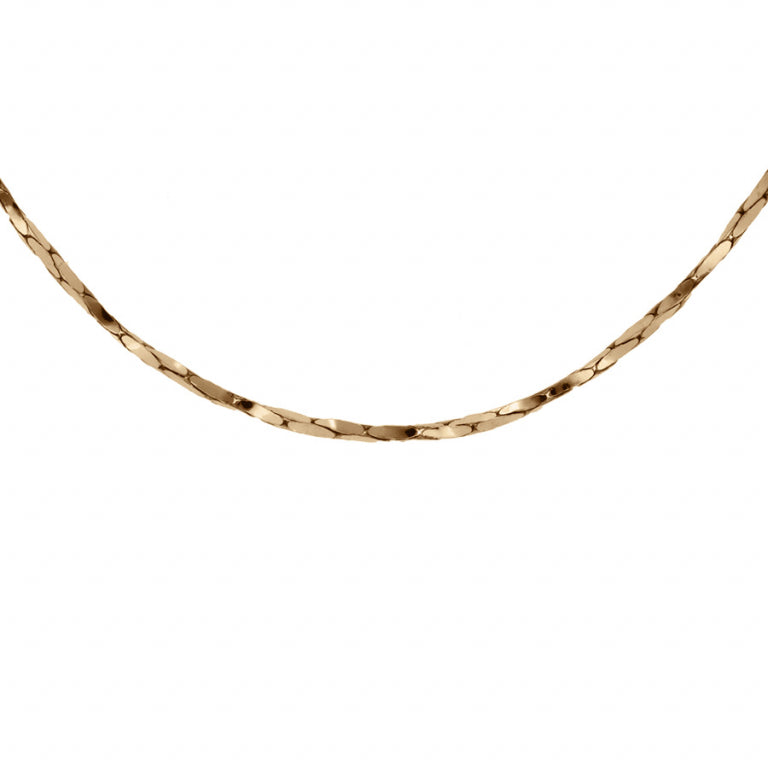 Collier Torsadé – Argent Doré à l’Or Fin | Azuline