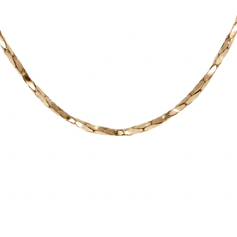 Collana intrecciata – Argento dorato con oro fino | Azuline