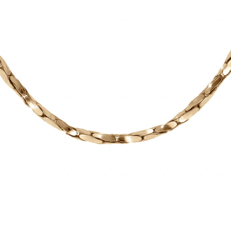 Collana intrecciata – Argento dorato con oro fino | Azuline