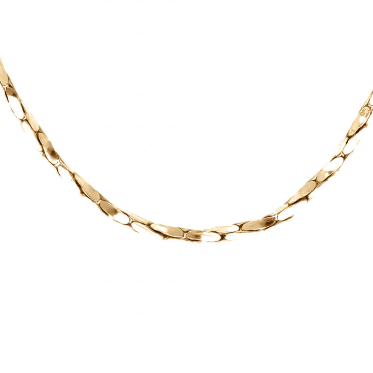 Collana intrecciata – Argento dorato con oro fino | Azuline