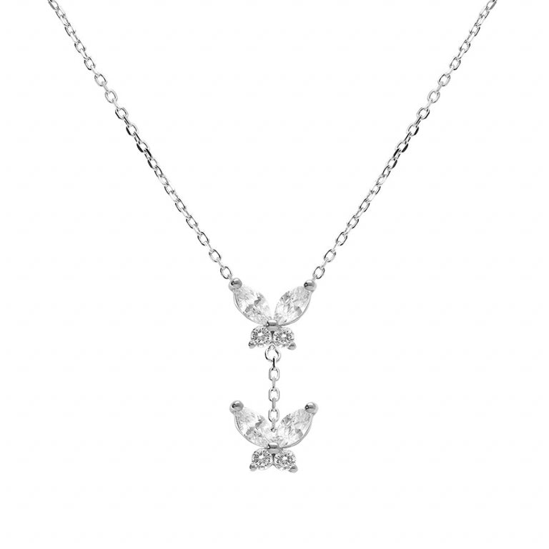 Butterflies Necklace – ezüst | Azulin