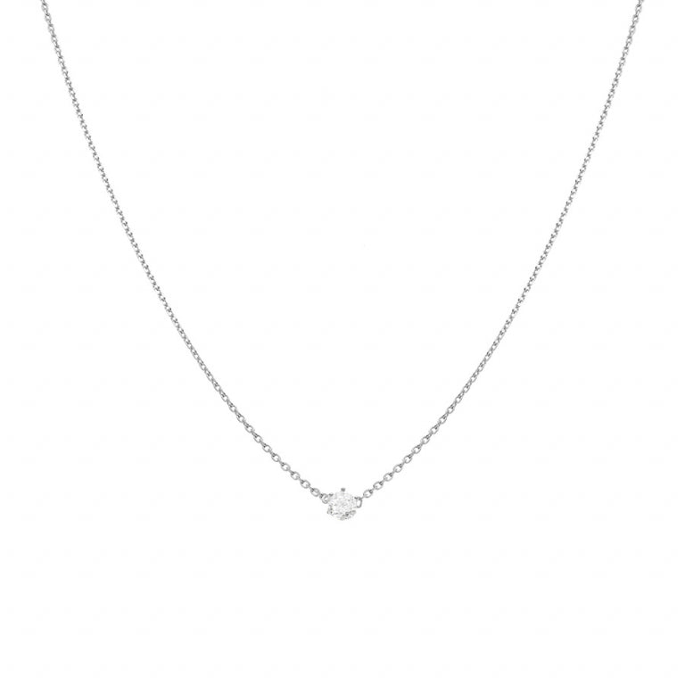 Colier Solitaire – Argint | Vedere Azulin 2