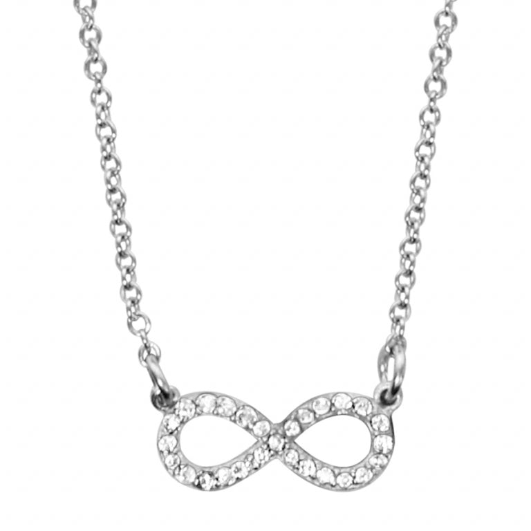 Eight Shape Halsband – Silver | Azulin